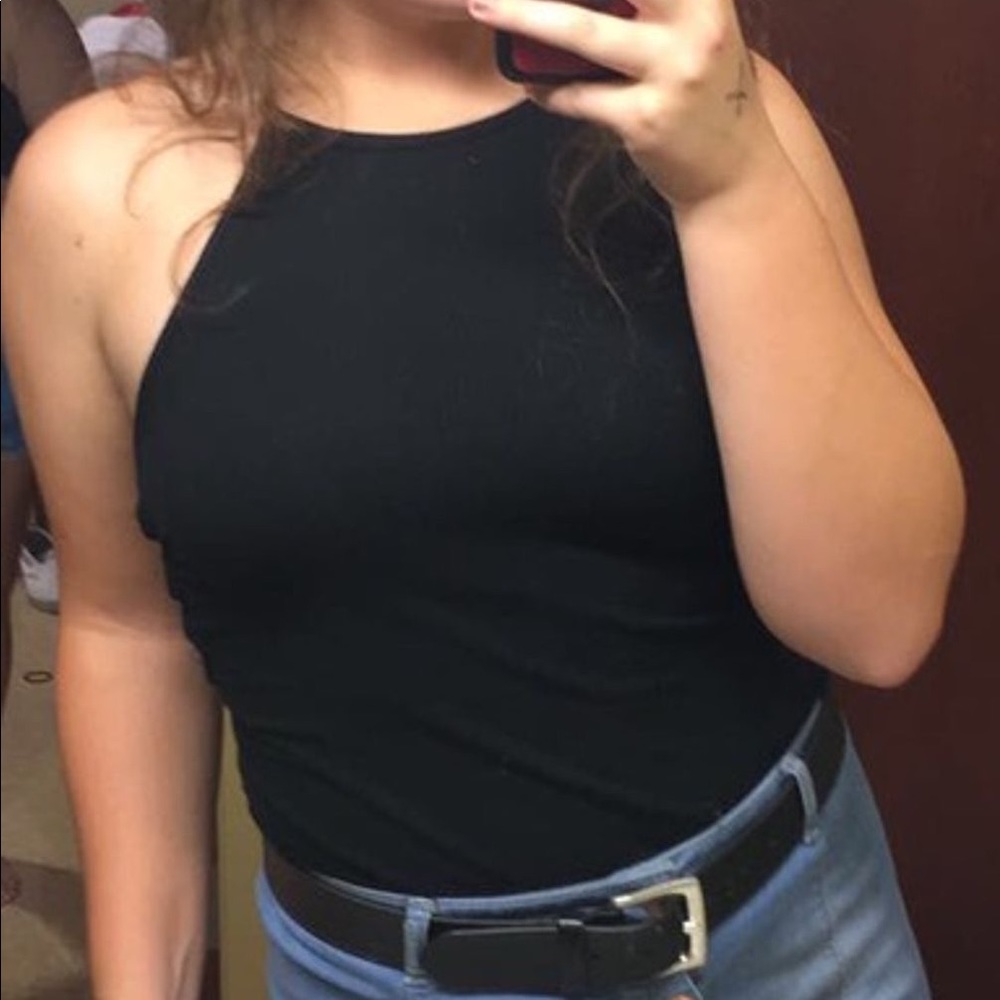 Black Charlotte Russe tank